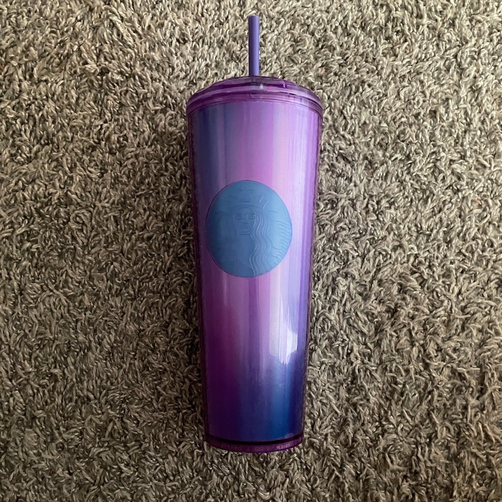 Starbucks Purple and Blue Gradient Tumbler